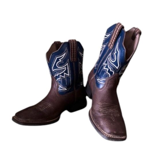 Ariat Youth Western Boots w Wiggle Room Soles - Picture 2 of 12